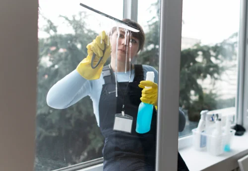 Nettoyage de vitres intérieures et extérieures à Saint-Georges-de-Baroille